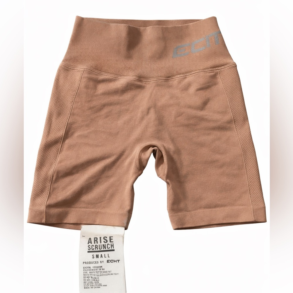 ECHT High Waist Tan Shorts